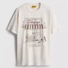 Peanuts Snoopy bomulls-T-skjorte i café-stil