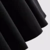 Peplum-top i krepp med hjerteformet utringning