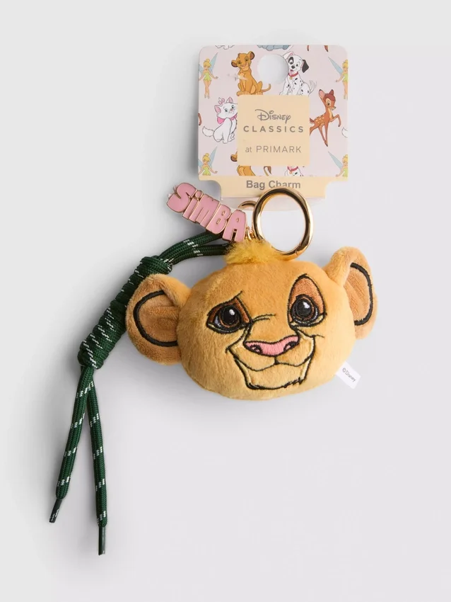 Plysj-veskeanheng med Simba fra Disneys «Løvenes konge»