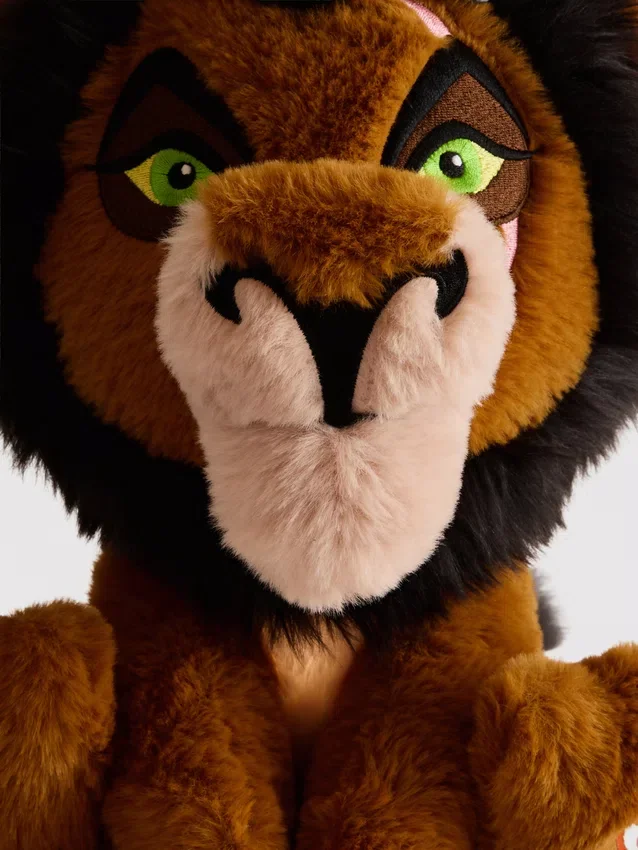 Plysjfigur av Scar fra Disneys Løvenes konge