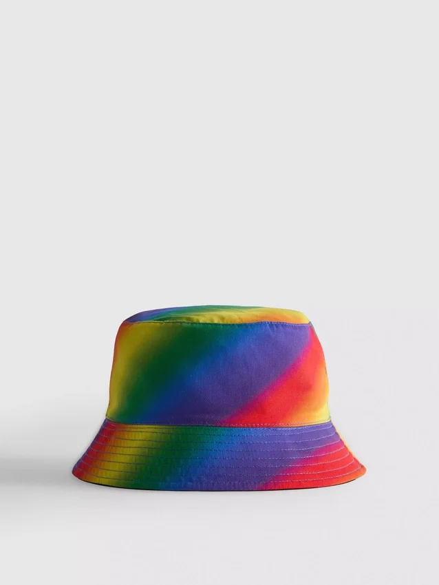 Pride-buckethat som kan vendes
