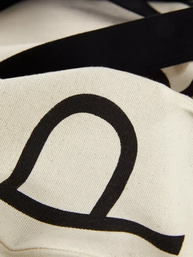 Primark grafisk tote i kanvas