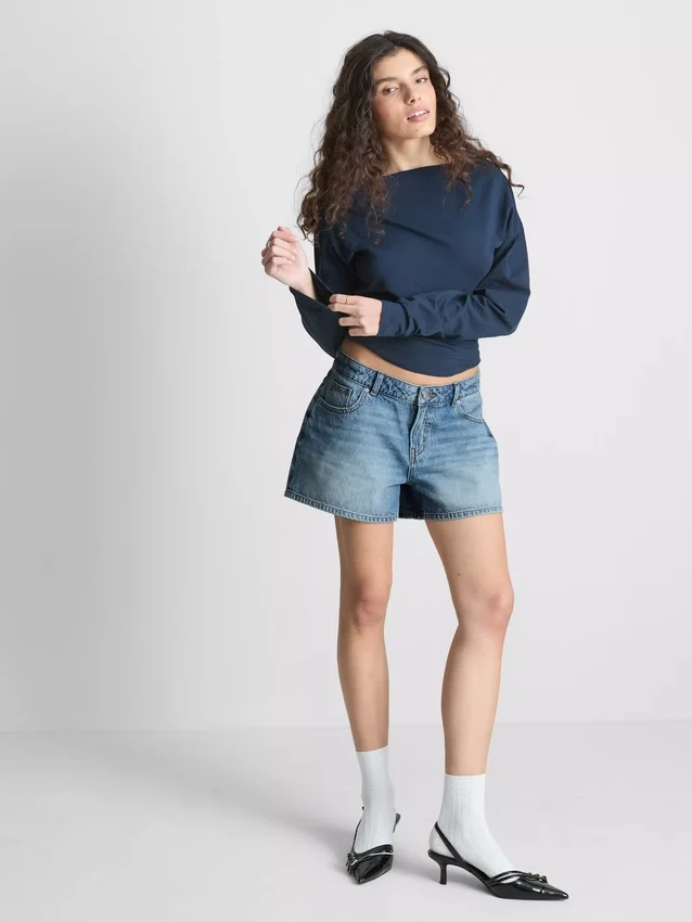 Primark-scenen | shorts i bomullsdenim