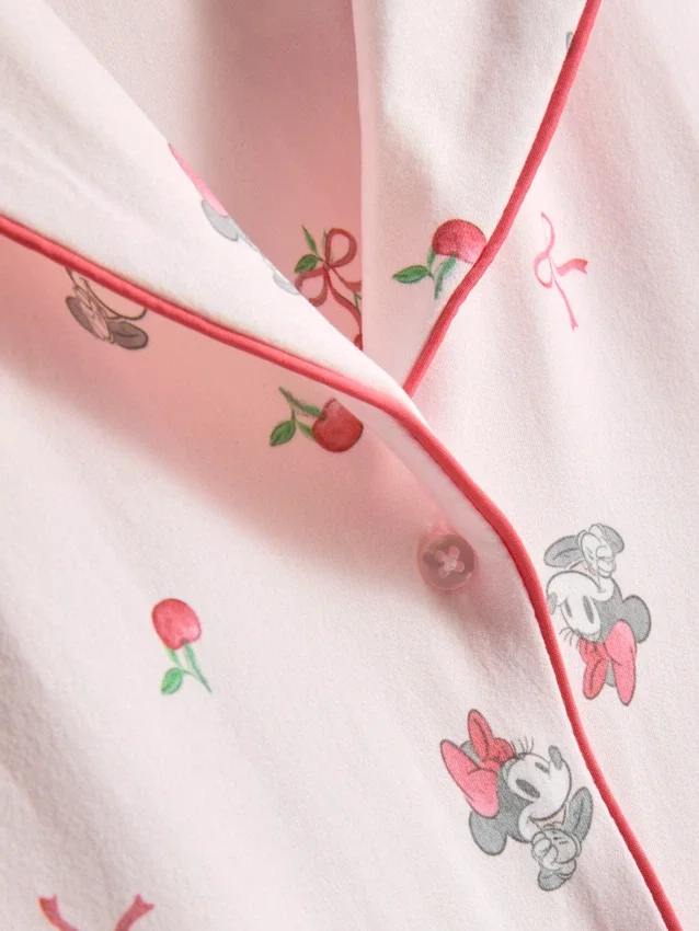 Pysjamaser i boyfriend-stil med Minnie Mouse-motiv fra Disney