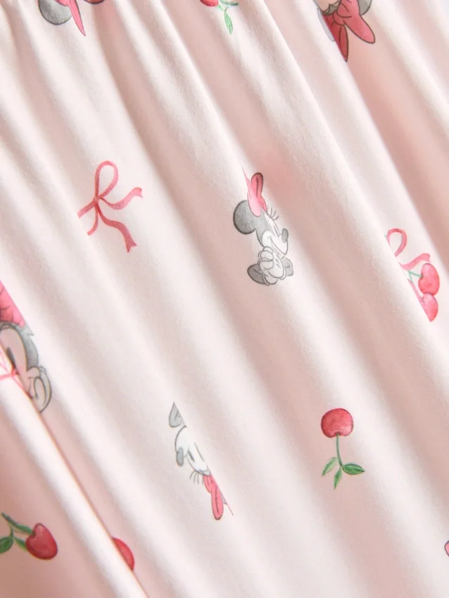Pysjamaser i boyfriend-stil med Minnie Mouse-motiv fra Disney