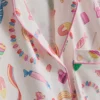 Pysjamaser i boyfriend-stil med søtt motiv