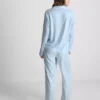 Pysjamaser i twill i boyfriend-stil