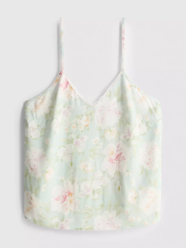 Pysjamaser med blomstermønster