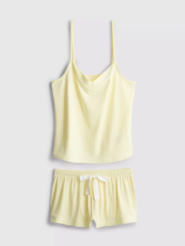 Pysjamaser med cami og shorts