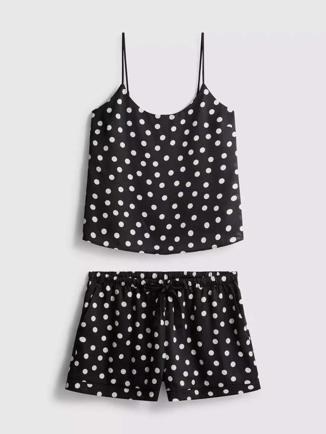 Pysjamaser med cami og shorts