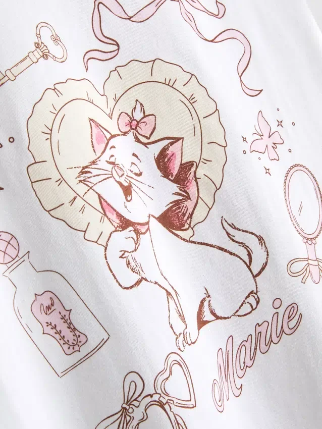 Pysjamaser med Marie-motiv fra Disneys «Aristokatene»