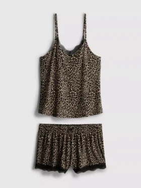 Pysjamaser med shorts og cami
