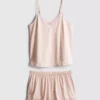 Pysjamaser med shorts og cami