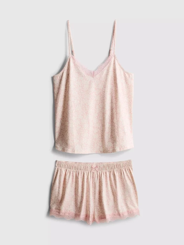 Pysjamaser med shorts og cami