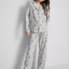 Pysjamaser med Snoopy-motiv i boyfriend-stil