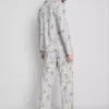 Pysjamaser med Snoopy-motiv i boyfriend-stil