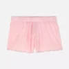 Pysjamaser-shorts i jersey med lettuce-kant