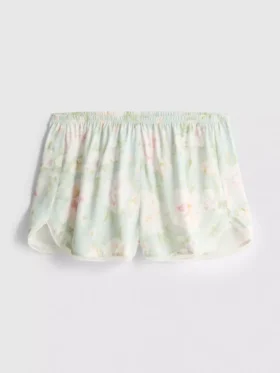 Pysjamaser-shorts med blomstertrykk