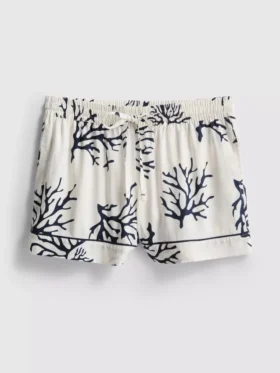 Pysjamaser-shorts med korallmønster