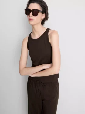 Racerback-tanktop i bomull