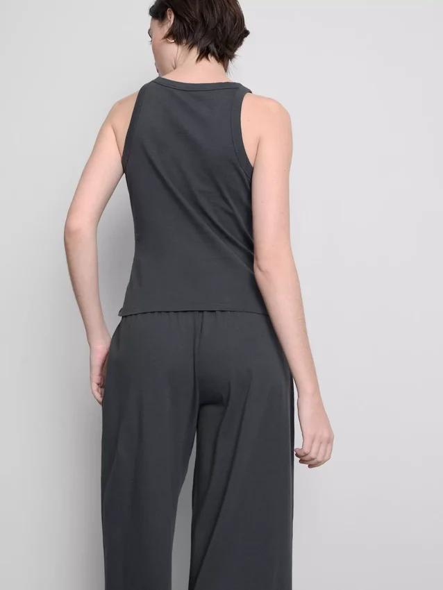Racerback-tanktop i bomull