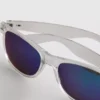 Rektangulære solbriller med speilglass