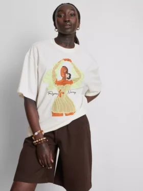 Reyna Noriega oversized bomulls-T-skjorte