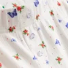 Ribbede pysjamaser med sommerfuglemotiv