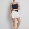 Ribbede pysjamaser-shorts i jersey