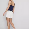 Ribbede pysjamaser-shorts i jersey