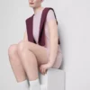 Ribbet bodycon-minikjole i T-skjorte-stil