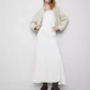 Ribbet tank-top i bomullsblanding