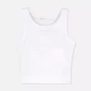 Ribbet tank-top med racerrygg