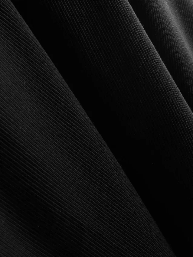 Ribbet tank-top med racerrygg i bomullsrikt materiale