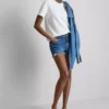 Rivede jeansshorts