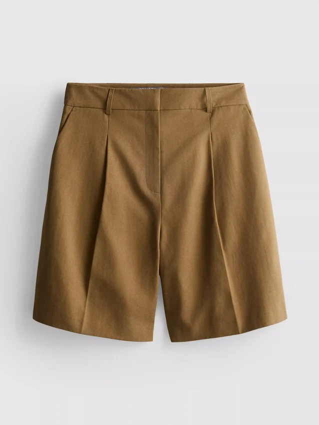 Safari-bermudashorts i bomullsblanding