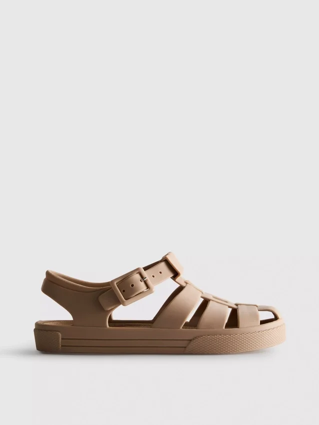 Sandaler i gelé med burdesign