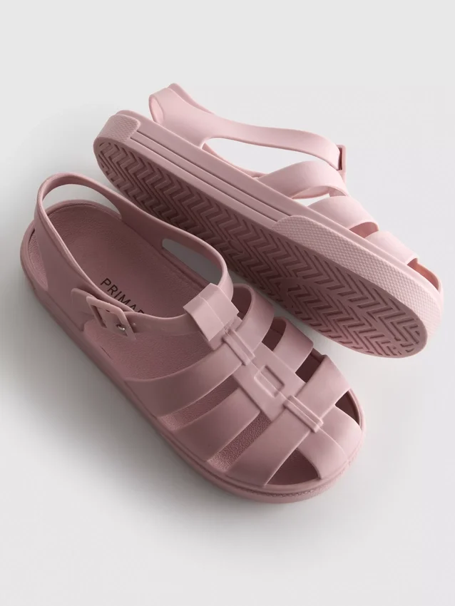 Sandaler i gelé med burdesign
