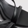 Sandaler med bred passform og blokkhæl