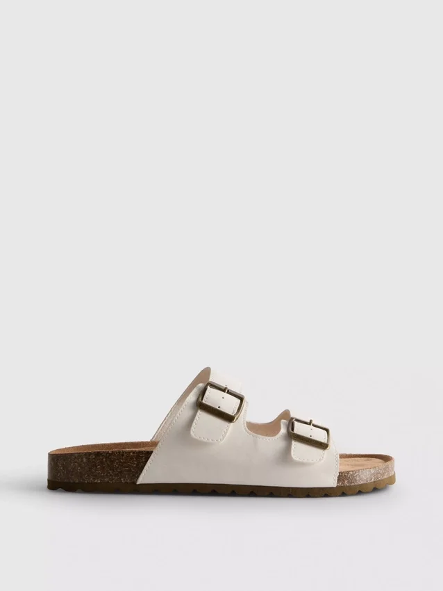 Sandaler med stropper med dobbel spenne