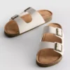 Sandaler med stropper med dobbel spenne