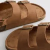 Sandaler med stropper med dobbel spenne
