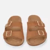 Sandaler med to stropper og spenne
