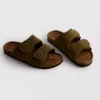 Sandaler med to stropper og tykk såle