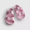 Sandaler med tykk rem og dobbel spenne