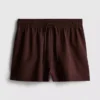 Shorts i bomullsblanding med elastisk linning