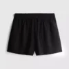Shorts i bomullsblanding med elastisk linning