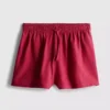 Shorts i bomullsblanding med elastisk linning