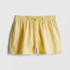 Shorts i bomullsblanding med elastisk linning