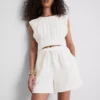 Shorts i bomullsmuslin